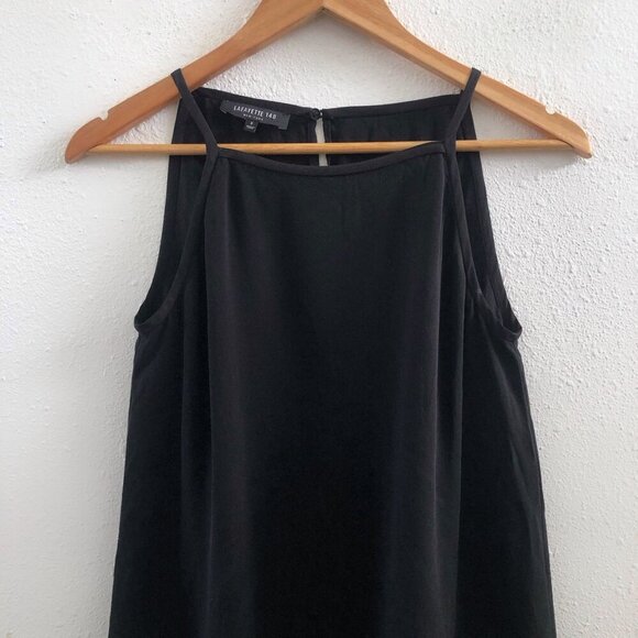 LAFAYETTE 148 New York Asymmetrical Hem Sleeveless 100% Silk Dress Size Small - Picture 4 of 9